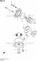 POMPE A HUILE pour Suzuki GZ 150 2010