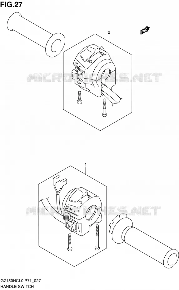 COMMODOS Suzuki MOTO 150 GZ 2010  GZ150HC L0 (P71)