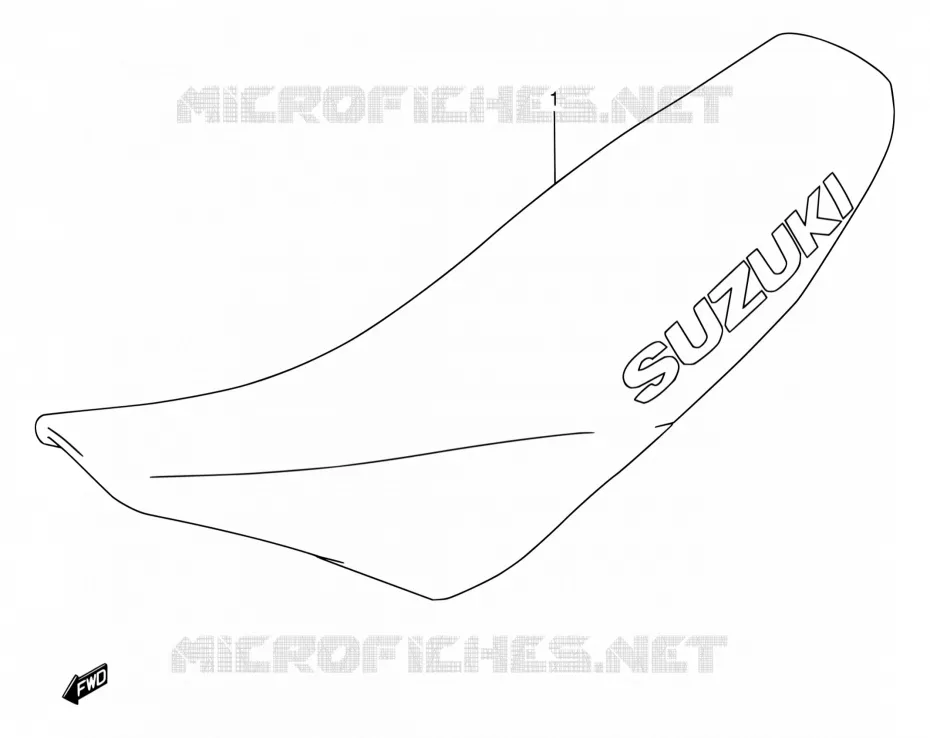 SELLE Suzuki MOTO 250 RM 2000  RM250 Y (E02)