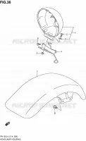 BOL DE PHARE pour Suzuki VAN-VAN 125 2014