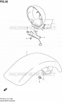BOL DE PHARE pour Suzuki VAN-VAN 125 2014