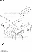 BRAS OSCILLANT ARRIERE pour Suzuki VAN-VAN 125 2014