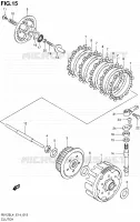 EMBRAYAGE pour Suzuki VAN-VAN 125 2014