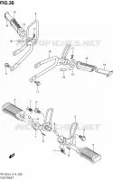 REPOSE PIED pour Suzuki VAN-VAN 125 2014