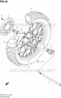 ROUE AVANT pour Suzuki VAN-VAN 125 2014