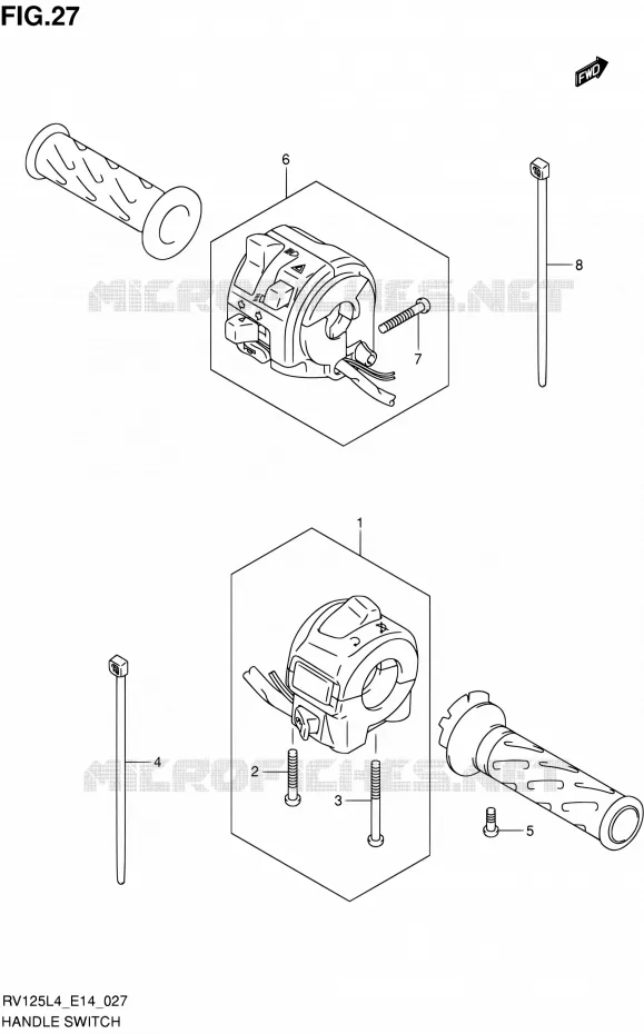 COMMODOS Suzuki MOTO 125 VAN-VAN 2014  RV125 L4 (E14)