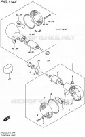 CLIGNOTANTS pour Suzuki VAN-VAN 125 2015