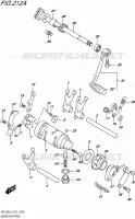 ENSEMBLE SELECTEUR DE VITESSES pour Suzuki VAN-VAN 125 2015