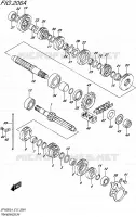 TRANSMISSION pour Suzuki GLADIUS 650 2014