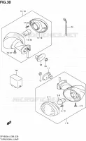 CLIGNOTANTS pour Suzuki GLADIUS 650 2014