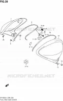 COUVRE RESERVOIR pour Suzuki GLADIUS 650 2014