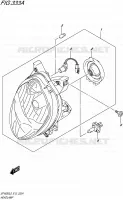 PHARE pour Suzuki GLADIUS 650 2015