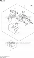 ETRIER DE FREIN ARRIERE (SFV650L4 E03) pour Suzuki GLADIUS 650 2014