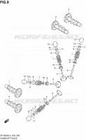 ARBRE A CAMES   VALVE pour Suzuki GLADIUS 650 2014