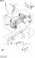 CORPS DE PAPILLON pour Suzuki GLADIUS 650 2014