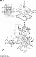 CULASSE (REAR) pour Suzuki GLADIUS 650 2014