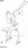 DURITE DE FREIN AVANT pour Suzuki GLADIUS 650 2014