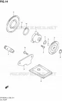 POMPE A HUILE pour Suzuki GLADIUS 650 2014