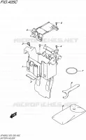 BAC A BATTERIE   OUTILS (SFV650L5 E33) pour Suzuki GLADIUS 650 2015