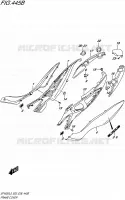 CARENAGES ARRIERE (SFV650L5 E28) pour Suzuki GLADIUS 650 2015