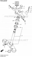 COLONNE DE DIRECTION pour Suzuki GLADIUS 650 2015