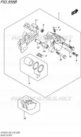 ETRIER DE FREIN ARRIERE (SFV650L5 E28) pour Suzuki GLADIUS 650 2015