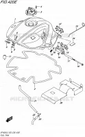 RESERVOIR D'ESSENCE (SFV650AL5 E33) pour Suzuki GLADIUS 650 2015