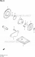 POMPE A HUILE pour Suzuki GLADIUS 650 2014