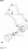 RADIATEUR D'HUILE pour Suzuki GLADIUS 650 2014