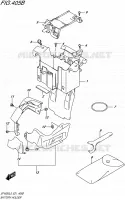 BAC A BATTERIE   OUTILS (SFV650AL5 E21) pour Suzuki GLADIUS 650 2015