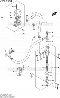 MAITRE CYLINDRE ARRIERE (SFV650L5 E21) pour Suzuki GLADIUS 650 2015