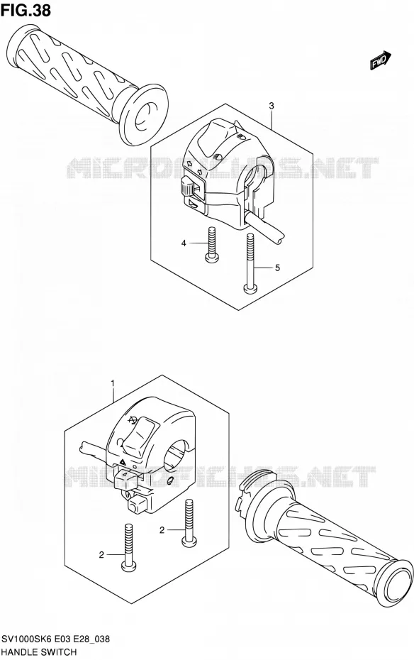 COMMODOS (SV1000S) Suzuki MOTO 1000 SV-S 2007  SV1000S K7 (E33)