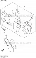 ETRIER DE FREIN AVANT pour Suzuki TU 250 2015