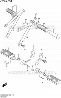REPOSE PIED pour Suzuki TU 250 2015