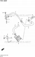 SYSTEME RECYCLAGE GAZ ECHAPPEMENT pour Suzuki TU 250 2015