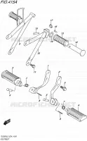 REPOSE PIED pour Suzuki TU 250 2015