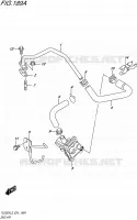 SYSTEME RECYCLAGE GAZ ECHAPPEMENT pour Suzuki TU 250 2015