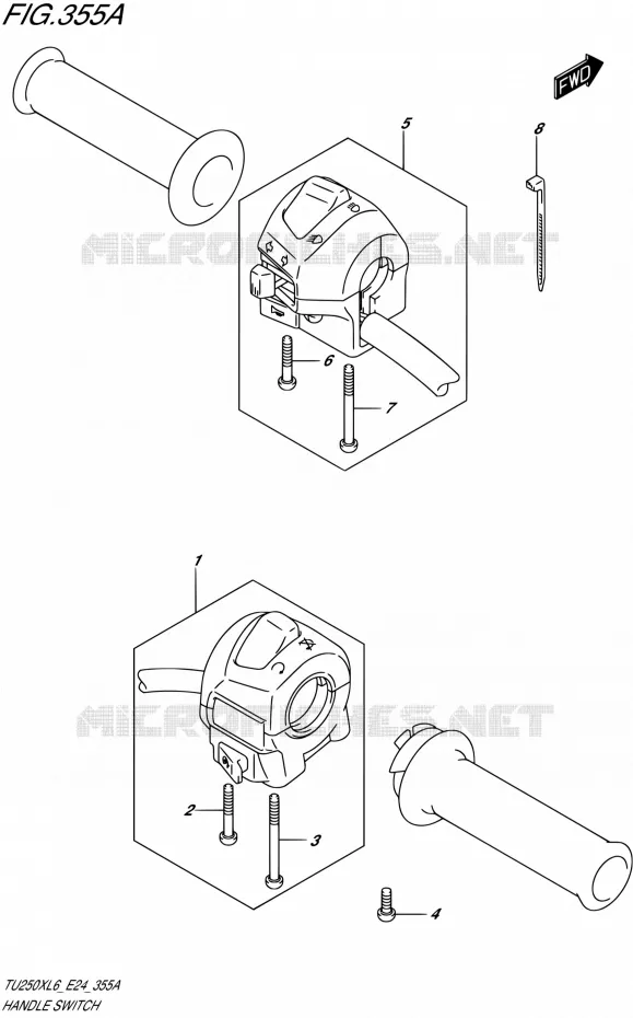 COMMODOS Suzuki MOTO 250 TU 2016  TU250X L6 (E24)