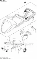 ENSEMBLE FEU ARRIERE (VL1500L4 E24) pour Suzuki INTRUDER 1500 2014