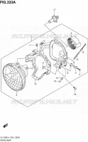 PHARE pour Suzuki INTRUDER 1500 2014