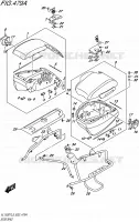 VALISE LATERALE   SUPPORT pour Suzuki BOULEVARD 1500 2015