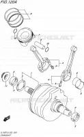 VILEBREQUIN pour Suzuki BOULEVARD 1500 2015