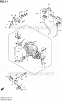 CORPS DE PAPILLON pour Suzuki INTRUDER 800 2014