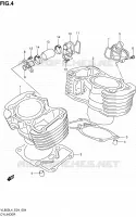 CYLINDRE pour Suzuki INTRUDER 800 2014