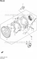 PHARE pour Suzuki INTRUDER 800 2014