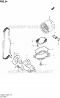 POMPE A HUILE pour Suzuki INTRUDER 800 2014
