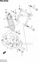 BIELLETTE D'AMORTISSEUR (VL800L5 E02) pour Suzuki INTRUDER 800 2015