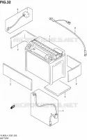 BATTERIE pour Suzuki INTRUDER 800 2014