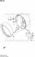 BOL DE PHARE pour Suzuki INTRUDER 800 2014