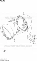 BOL DE PHARE pour Suzuki INTRUDER 800 2014
